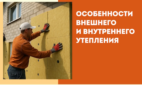 Какие особенности внешнего и внутреннего утепления в Ирбите