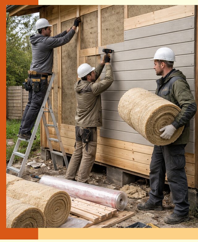 Утепление бани снаружи в Ирбите профессионально и надежно