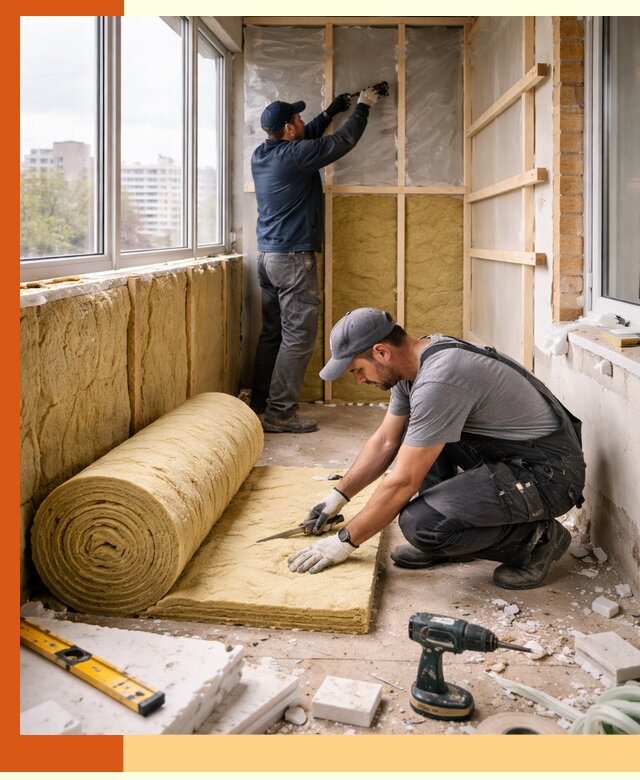 Утепление балкона под ключ в Ирбите качественно и быстро